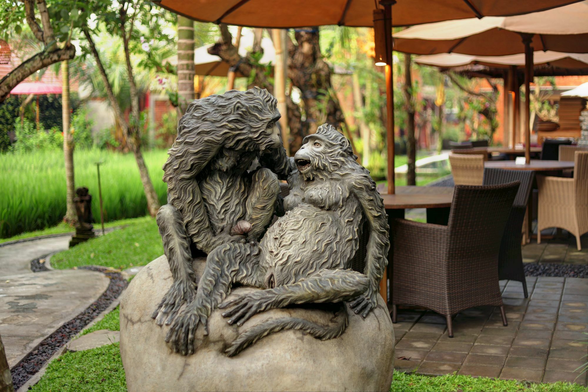 Gana Hotel & Restaurant Ubud Kültér fotó